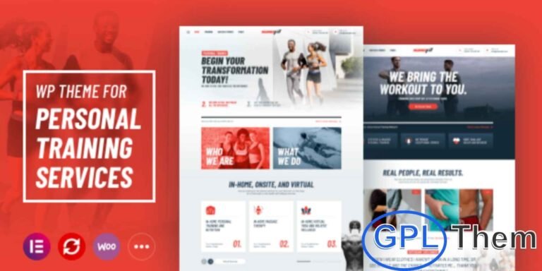 NanoFit – Personal Training & Fitness WordPress Theme NanoFit is a versatile WordPress theme designed for personal trainers, fitness instructors, gyms, and wellness coaches. Perfect for in-home training, group classes, yoga, CrossFit, boxing, aerobics, bodybuilding, dance, and overall healthy lifestyle programs, it helps you showcase fitness services and training plans professionally.