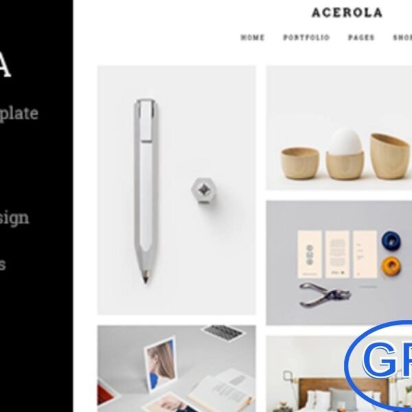 Acerola – Ultra Minimalist Agency WordPress Theme