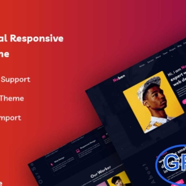 Naban – Personal & Portfolio WordPress Theme Naban is a powerful and fully responsive personal WordPress theme designed for professionals, creatives, and freelancers. Compatible with the latest WordPress versions, it offers extensive functionality while maintaining a clean and elegant design.