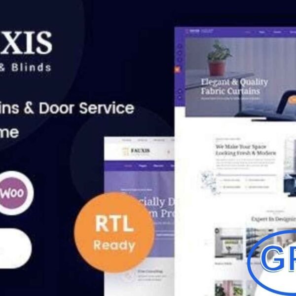 Fauxis – Windows Curtains WordPress Theme + RTL Fauxis is a modern and professional WordPress theme designed specifically for blinds, curtains, and window treatment businesses. With its clean design and user-friendly features, this theme helps you build a stunning website that showcases your products and services effectively.