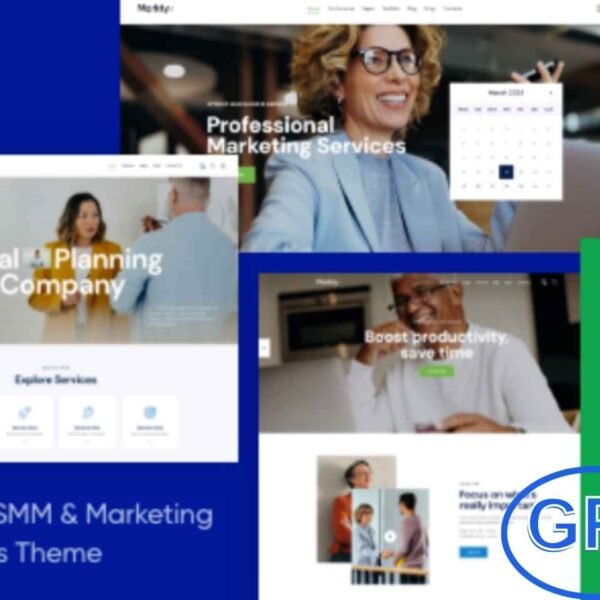 Markty – SMM & Marketing WordPress Theme Markty is a modern and professional WordPress theme designed for social media marketing agencies, digital marketing firms, SEO experts, and creative businesses. With its sleek layouts, powerful customization options, and responsive design, Markty makes it easy to showcase your services, case studies, and portfolio.