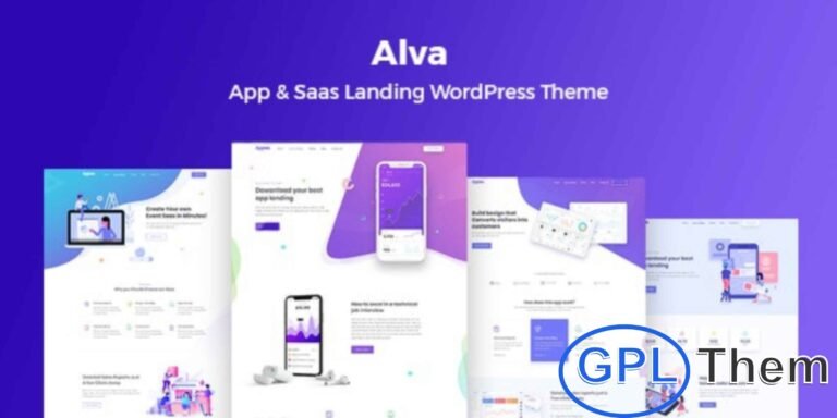 Alva – WordPress Theme for SaaS and Digital Products Alva is a modern and fully customizable WordPress theme designed for SaaS, startups, software companies, mobile apps, and digital agencies. Built with the latest Bootstrap framework, it offers powerful features and easy customization to create professional websites effortlessly.