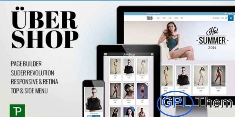 UberShop – Responsive WooCommerce WordPress Theme UberShop is a modern, minimalistic, and fully responsive WooCommerce WordPress theme designed for creative online stores. Inspired by contemporary eCommerce designs, it provides a clean and professional platform to showcase your products.