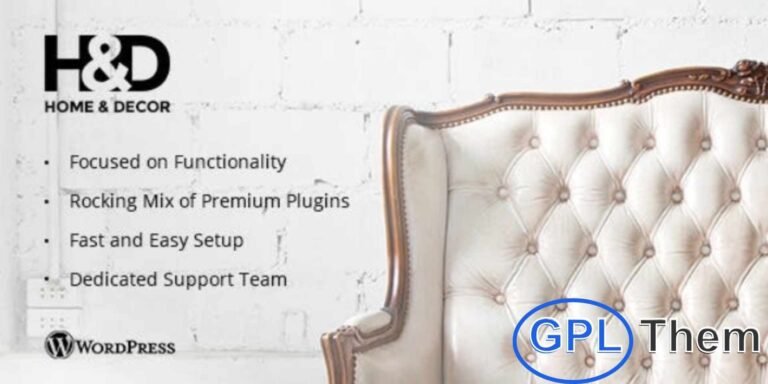 H&D – Interior Design & Home Decor WordPress Theme H&D is a premium WordPress theme crafted specifically for interior design firms, home decor businesses, and architecture studios. Built after extensive industry research, it provides everything an interior design company needs for a professional online presence.