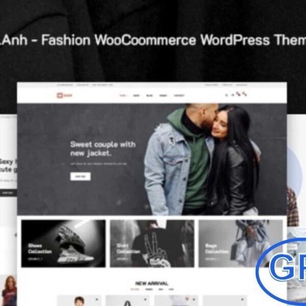 M.Anh – Fashion WooCommerce WordPress Theme M.Anh is a stylish and modern WooCommerce WordPress theme designed for fashion stores, clothing boutiques, and online apparel shops. With its clean layouts and elegant design, this theme helps you create a professional online store that highlights your latest collections in style.