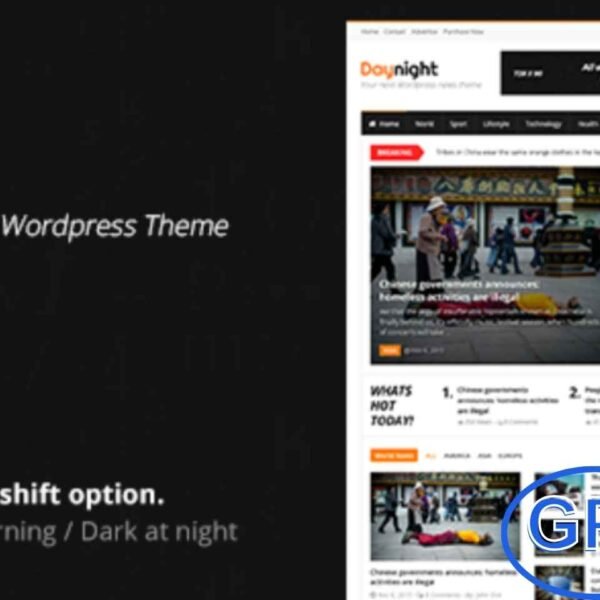DayNight v1.1.1 – Responsive WordPress Blog Theme