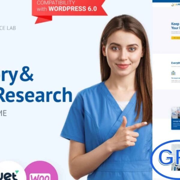 CoLab – Laboratory & Science Research WordPress Theme CoLab is a modern WordPress theme designed for laboratories, research centers, and science professionals.