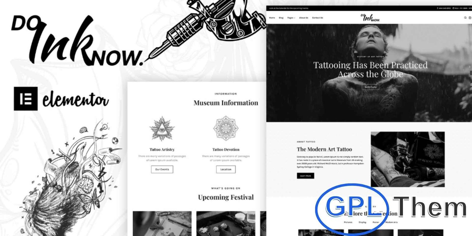 Doinknow – Tattoo Salon WordPress Theme Doinknow – Tattoo Salon WordPress Theme Doinknow is a stylish and minimalistic WordPress theme designed for tattoo salons, piercing studios, and creative artists. With its sleek layout, it offers the perfect balance of modern design and functionality to showcase your services.