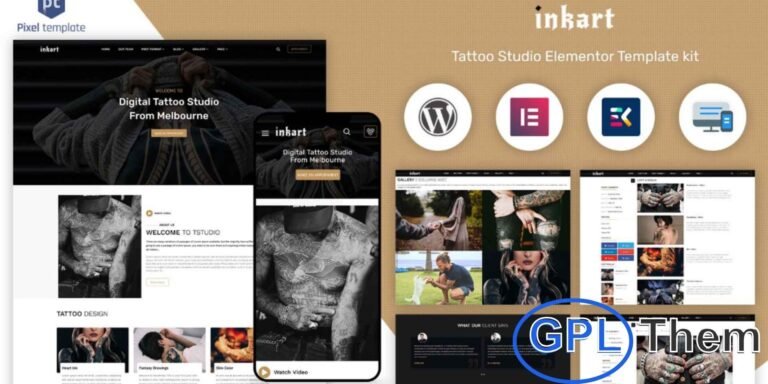 InkArt – Tattoo Studio & Artist WordPress Theme InkArt is the perfect WordPress theme for tattoo artists and studios seeking a professional online presence.
