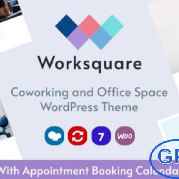 Worksquare – Coworking & Office Space WordPress Theme Worksquare is a modern, ultra-responsive, and retina-ready WordPress theme built for coworking spaces, business centers, virtual offices, and shared work environments. With its sleek design and professional layouts, it provides the perfect platform to showcase office spaces, services, and membership plans.