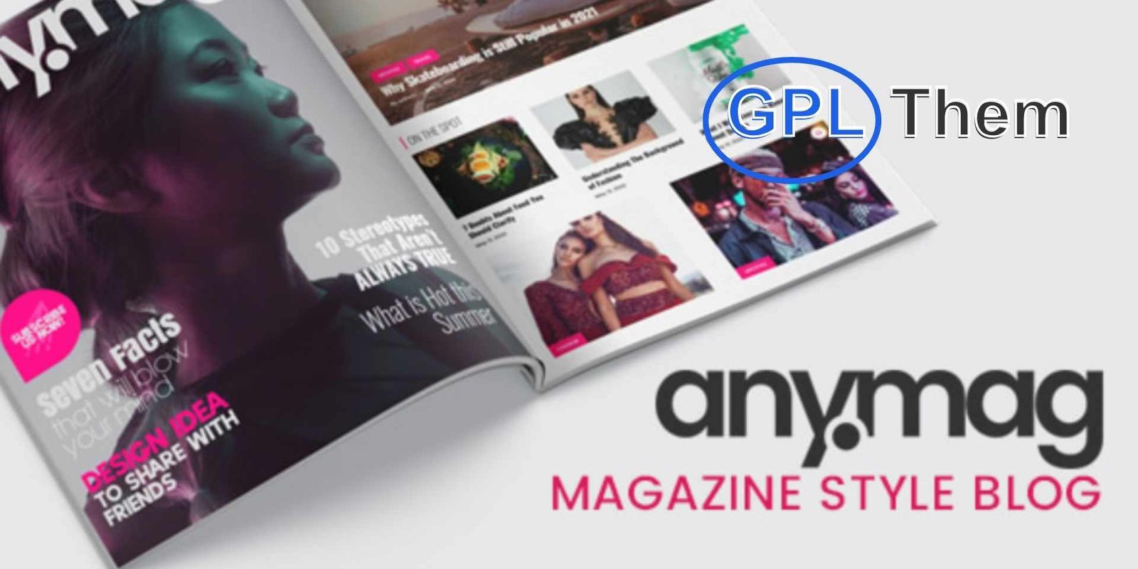 Anymag – Magazine Style WordPress Blog Anymag – Magazine Style WordPress Blog Theme Anymag is a modern Magazine Style WordPress Blog Theme designed for bloggers, publishers, and online magazines. With its unique magazine-inspired layout and hidden sidebar, it offers a clean and stylish way to showcase your content.