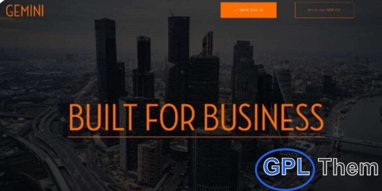 Gemini – Real Estate WordPress Theme Gemini is a premium dark-style WordPress theme designed for real estate agencies, property listings, and commercial developers. Perfect for showcasing offices, apartments, and land for sale, it combines elegance with functionality. Built on the powerful Gantry 5 framework, Gemini includes a drag-and-drop layout builder that makes customization simple without any coding skills.