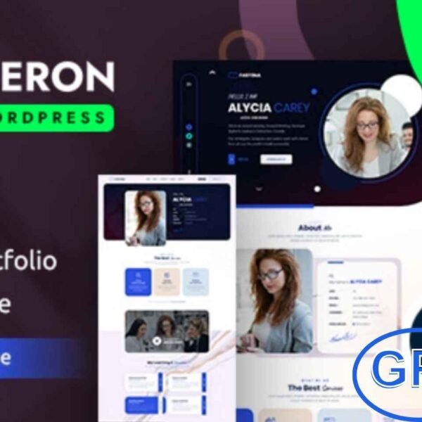 Ameron v1.0.0 – Personal Portfolio or CV/Resume WordPress Theme
