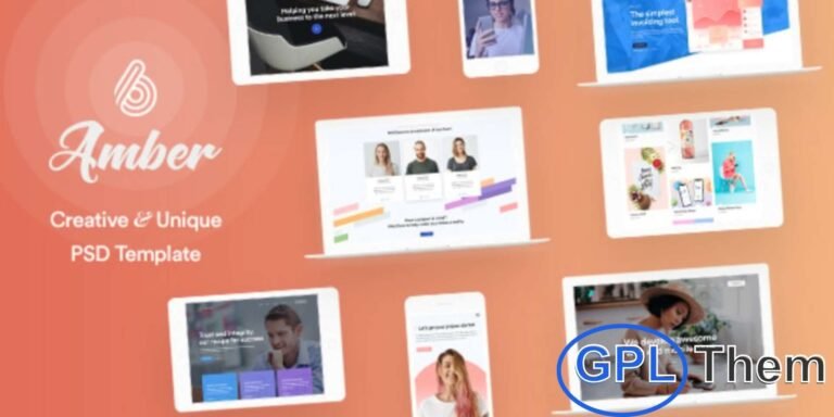 Amber Six – Creative Multipurpose WordPress Theme Amber Six is a modern and versatile WordPress theme designed for creative professionals, businesses, and agencies. With its pixel-perfect design, this theme ensures a sleek and professional look for any type of website.