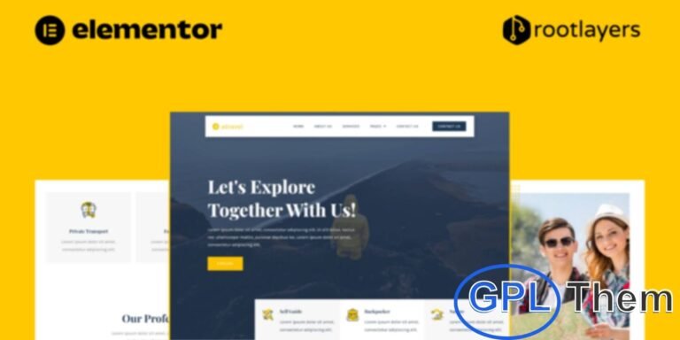 Atravel – Travel Agency Elementor Pro Full Site Template Kit Atravel is a modern and professional Elementor Pro Template Kit designed for travel agencies, tour operators, and travel-related businesses. With 13 fully pre-designed pages, it provides everything you need to showcase destinations, packages, services, and travel itineraries.