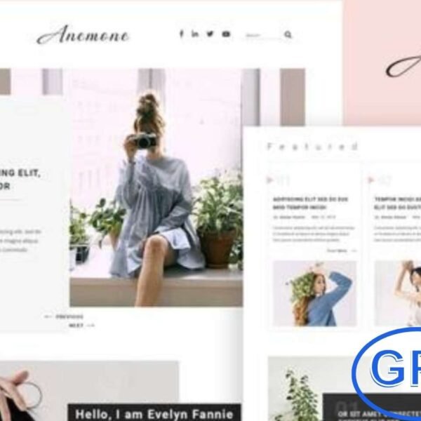 Anemone – Blog & Magazine Elementor Template Kit Anemone is a modern and versatile Elementor Template Kit designed for bloggers, online magazines, and content creators. With its clean, balanced, and fully responsive layout, it delivers an engaging reading experience across all devices.