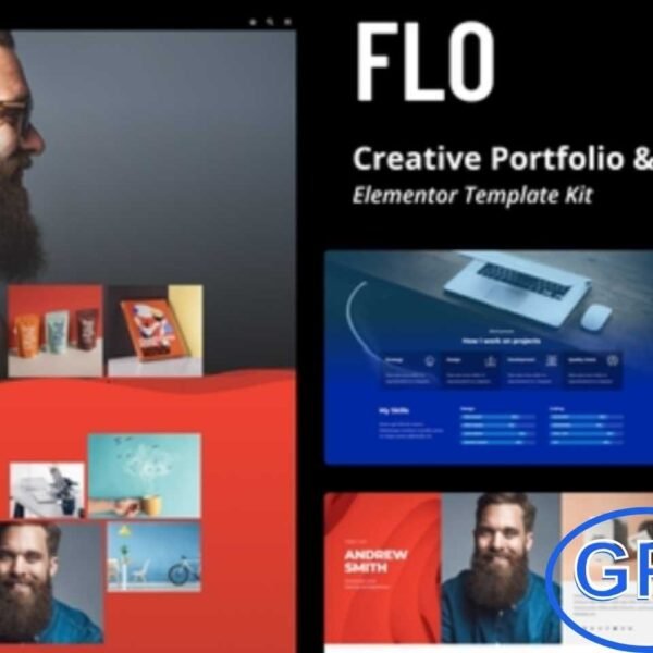 FLO – Creative Portfolio & Resume Elementor Template Kit FLO is a modern Creative Portfolio & Resume Elementor Template Kit built to showcase your work, skills, and services in a professional way. Designed for creatives, freelancers, designers, and agencies, it features clean and stylish layouts perfect for building an impressive online portfolio or personal resume website.