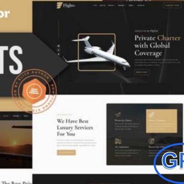 Flights – Private Jets Elementor Template Kit Flights is a premium Elementor Template Kit designed for private jet and aviation service websites. With a clean, modern, and fully responsive layout, this kit is perfect for showcasing aircraft, airlines, charter services, helicopters, air ambulances, and more.