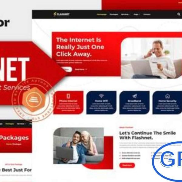 Flashnet – Broadband & Telecom Internet Provider Elementor Template Kit Flashnet is a modern and responsive Elementor Template Kit designed for broadband, telecom, and internet service provider websites. With a clean and customizable layout, this template is perfect for showcasing internet packages, broadband plans, telecom services, and digital connectivity solutions.