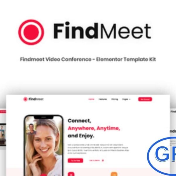Findmeet – Video Conference Elementor Template Kit Findmeet is a modern and clean Elementor Template Kit designed for video conference, online meeting, and virtual event websites.
