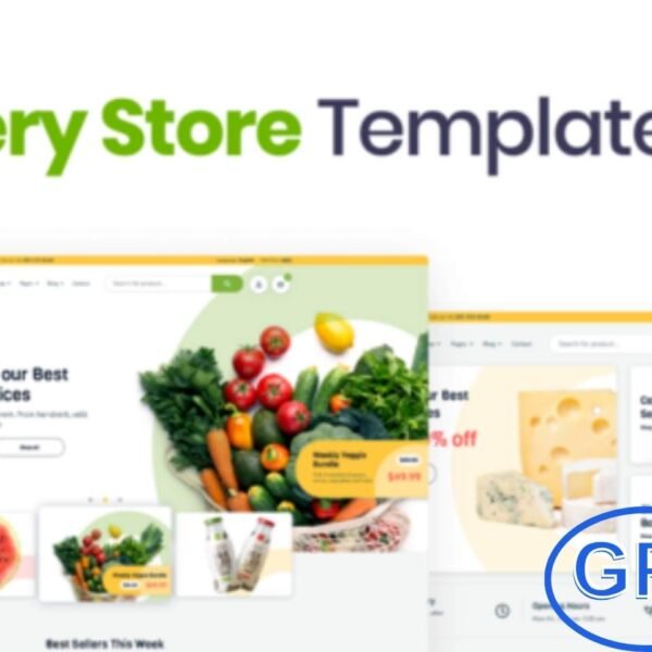 Disho – Grocery Store Elementor Template Kit Disho is a vibrant and modern Elementor Template Kit designed for grocery stores, online food markets, and organic product shops. Perfect for supermarkets, dairy farms, cheese shops, wineries, eco-friendly stores, and sports nutrition businesses, this kit offers everything you need to create a professional website.