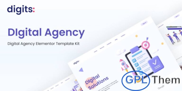 Digity – Digital Agency Elementor Template Kit Digity is a modern and stylish Elementor Template Kit designed for digital agencies, creative studios, freelancers, and corporate businesses. With its cutting-edge design trends and perfectly balanced layouts, it helps you build a professional online presence with ease.