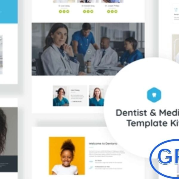 Dentario – Dentist & Medical Elementor Template Kit Dentario is a modern and stylish Elementor Template Kit designed for dental clinics, medical centers, hospitals, and private practices. This powerful collection of pre-designed templates makes it easy to create a professional WordPress website for healthcare and dental services.