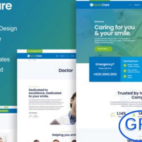 DentaCare – Dentist & Medical Elementor Template Kit DentaCare is a modern and professional Elementor Template Kit designed for dental clinics, healthcare providers, and medical professionals. Featuring 12+ pre-built templates, it offers a clean and engaging layout to showcase services, treatments, doctor profiles, and patient testimonials effectively.