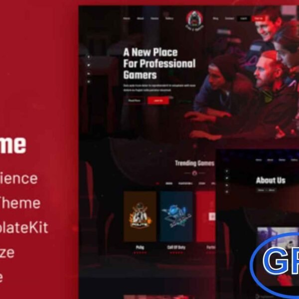 CROX – Esports & Gaming Elementor Template Kit CROX is a modern Elementor Template Kit designed for Esports teams, gaming communities, streamers, and online gaming tournaments. With its stylish and engaging layouts, it helps you create a professional gaming website without any coding skills.