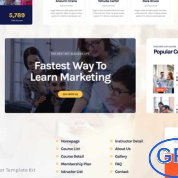 Coursly – Education & Offline Course Elementor Template Kit Coursly is a modern and professional Elementor Template Kit designed for language centers, training courses, offline classes, and educational websites. With a clean and engaging layout, it helps showcase courses, instructors, schedules, and learning programs effectively.