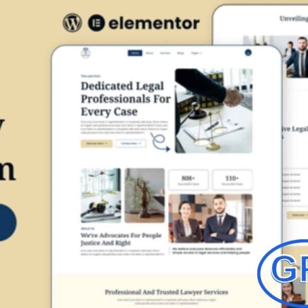 Corpifex – Lawyer, Attorney & Law Firm Elementor Template Kit Corpifex is a modern and professional Elementor Template Kit designed for law firms, attorneys, and legal consultants. With a sleek layout and intuitive design, it allows you to showcase your services, expertise, and achievements effectively.
