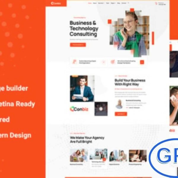 Conbiz – Consultancy & Business Elementor Template Kit Conbiz is a modern Elementor Template Kit designed for business consultants, coaching services, finance professionals, corporate firms, and digital agencies. With its clean and user-friendly design, it helps create a professional online presence that highlights services, expertise, and client success stories.