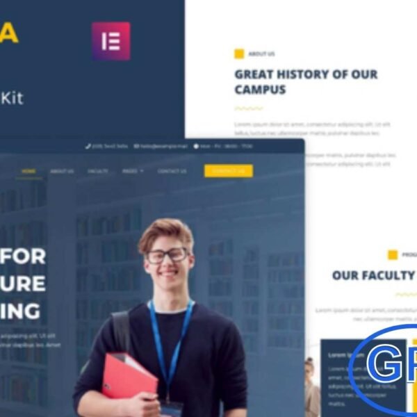 Campusa – University & School Elementor Template Kit Campusa is a modern and versatile Elementor Template Kit designed for universities, schools, colleges, and educational institutions. With a clean and professional layout, it helps create an engaging website to showcase courses, programs, faculty, and campus information.