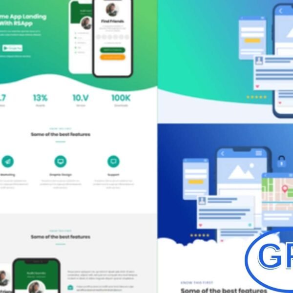 Baha – Apps Landing Elementor Template Kit Baha is a modern and responsive Elementor Template Kit designed for app landing pages, product showcases, and digital services. With a clean and professional design, it helps present your app, software, or digital product effectively to attract users and customers.