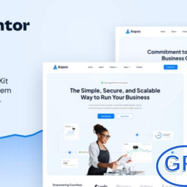 Axpos – Point of Sale Software & SaaS Landing Page Elementor Template Kit Axpos is a modern and professional Elementor Template Kit designed for Point of Sale (POS) software, SaaS products, startups, and tech companies. With a clean and responsive layout, it allows you to showcase features, pricing, and benefits effectively to attract potential customers.
