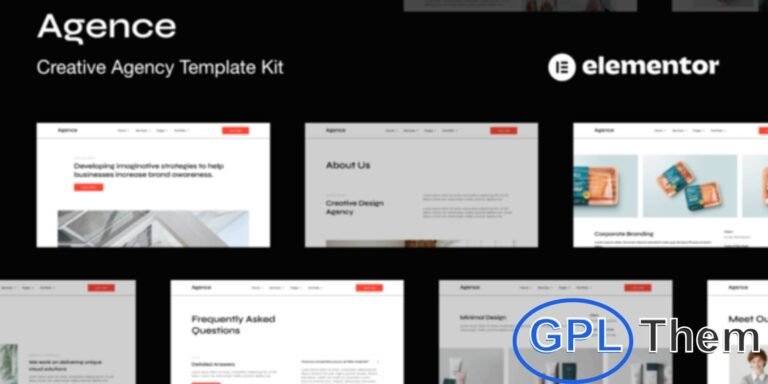 Agenca – Creative Agency Elementor Template Kit Agenca is a stylish and modern Elementor Template Kit built for creative agencies, design studios, freelancers, and portfolio showcases. Perfectly compatible with Elementor Pro, this kit offers a clean and professional layout that can be tailored for web applications, startups, or corporate websites.