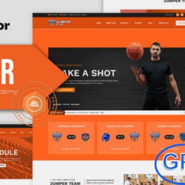 Zumper – Basketball Club & Academy Elementor Template Kit Zumper is a modern and creative Elementor Template Kit designed for basketball clubs, sports academies, athletes, teams, and leagues. With its professional layout and responsive design, this kit ensures your website looks perfect on all devices.