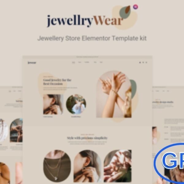 JewellryWear – eCommerce Elementor Template Kit JewellryWear is a stylish and modern eCommerce Elementor Template Kit designed for online jewelry stores. With its elegant and creative layouts, this kit is perfect for showcasing and selling handcrafted goods such as jewelry, watches, fashion accessories, clothing, art, toys, and more.