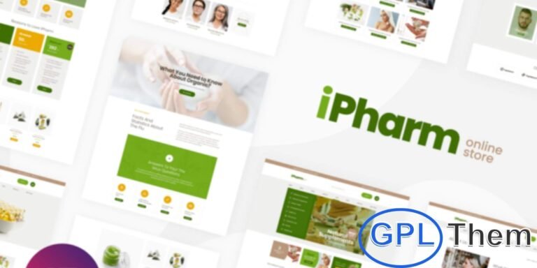 iPharm – Online Pharmacy WooCommerce Elementor Template Kit iPharm is a modern WooCommerce Elementor Template Kit designed for online pharmacies, medical shops, and healthcare product stores. With a clean and professional design, this template kit is ideal for selling medicines, supplements, medical equipment, and healthcare essentials online.