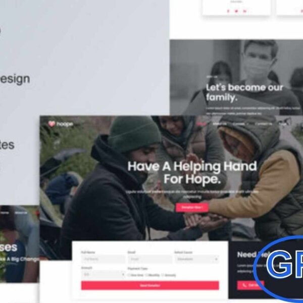Hoope – Charity & Donation Elementor Template Kit Hoope is a modern and fully responsive Elementor Template Kit designed for charity and donation websites. Perfect for nonprofits, fundraising campaigns, volunteer programs, and donation drives, this template features a clean and professional layout.