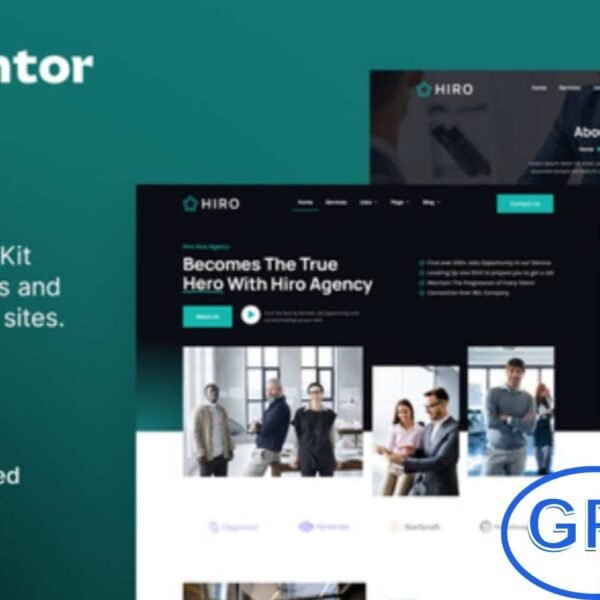 Hiro – Human Resources & Recruitment Agency Elementor Template Kit Hiro is a modern and professional Elementor Template Kit designed for Human Resources, recruitment agencies, HR consultants, outsourcing companies, and job boards.