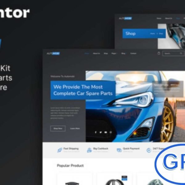 Automobi – Auto Parts Store & Accessories Elementor Template Kit Automobi is a modern Elementor Template Kit designed for Auto Parts Shops, Car Accessories Stores, and related automotive businesses. Featuring a clean and professional design, this kit helps you build a stunning WordPress-based website with ease.