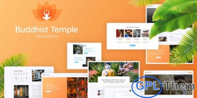 Great Lotus – Buddhist Temple Elementor Template Kit Great Lotus is a beautifully designed Elementor Template Kit created for Buddhist temples, spiritual centers, and retreat websites. It is perfect for showcasing yoga classes, meditation sessions, cultural events, and other spiritual practices with ease.
