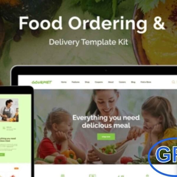 Gourmet – Food Ordering & Delivery Elementor Template Kit Gourmet is a modern Elementor Template Kit designed for creating professional websites for food delivery, restaurants, cafés, and online ordering services.