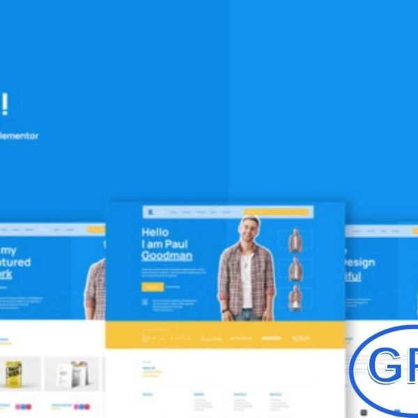 Goodman – Creative Portfolio Elementor Template Kit Goodman is a modern and stylish Elementor Template Kit designed for personal portfolios, CVs, and professional resumes. Perfect for freelancers, designers, creatives, and professionals, this kit helps showcase your work, skills, and achievements effectively.