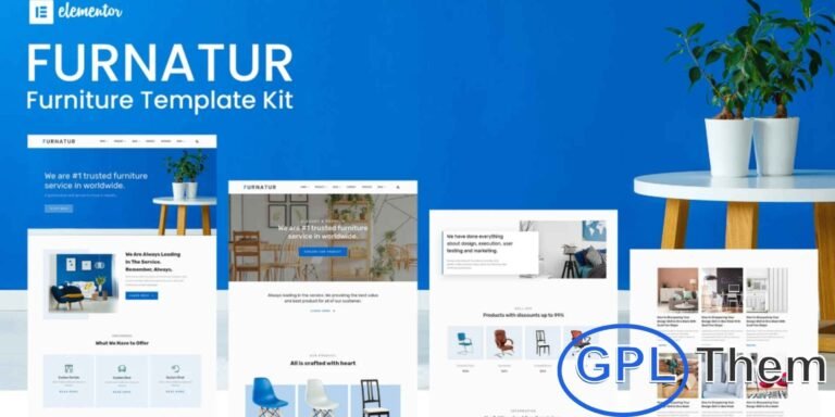 Furnitra – Modern eCommerce Elementor Template Kit Furnitra is a sleek and minimalist Elementor Template Kit designed for eCommerce websites. Perfectly compatible with WooCommerce and Elementor Pro, it features a clean, modern, and lightweight design.