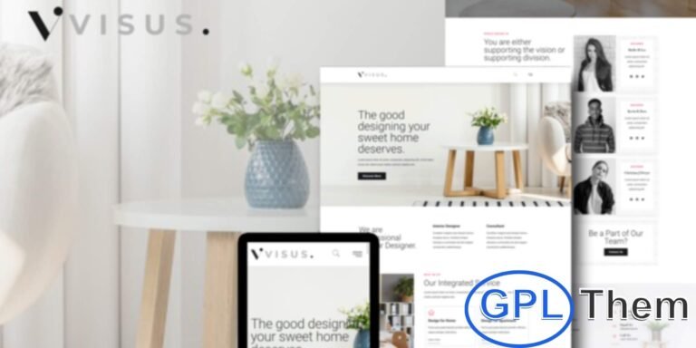 Visus – Interior Design & Architecture Elementor Template Kit Visus is a stylish and modern Elementor Template Kit created for interior designers, architects, real estate professionals, and furniture businesses. Featuring 12+ pre-built templates, Visus offers clean layouts and elegant design elements to showcase your projects beautifully.