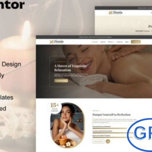Zinnia – Spa & Beauty Care Elementor Pro Template Kit Zinnia is a modern and elegant Elementor Pro Template Kit designed for spas, wellness centers, and beauty care businesses.