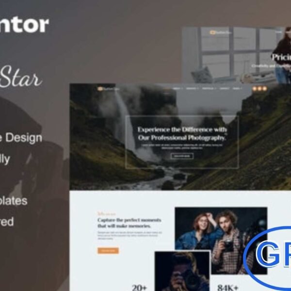 SutterStar – Photography Services & Portfolio Elementor Template Kit SutterStar is a modern Elementor Template Kit designed for photography service and portfolio websites.