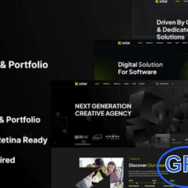 Xstar – Creative Agency & Portfolio Elementor Template Kit Xstar is a modern Elementor Template Kit designed for creative agencies, portfolios, freelancers, and businesses that want to showcase their services in style.